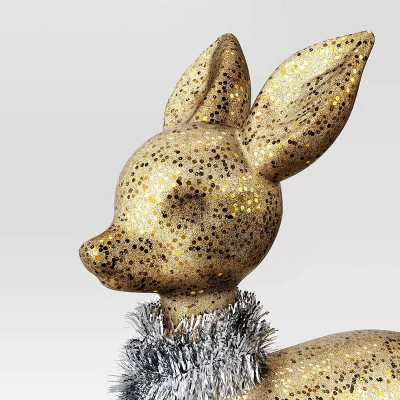 Christmas Plastic Deer Ornament Gold - Wondershop™ 4 Christmas Plastic Deer Ornament Gold - Wondershop™ - Image 2