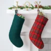 21" Christmas Woolen Yarn Dyed Fabric Stocking Red/Green Plaid - Wondershop™ -Christmas Supplies Store GUEST daad4062 a60d 4ce6 a157 2bd5c3b0922c 1