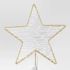 12.25" Lit-Led Champagne Star Twinkle Warm White Dewdrops Christmas Tree Topper - Wondershop™ -Christmas Supplies Store GUEST dbe4e4d2 536e 40ff 96f8 e6a56bf0c763