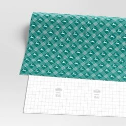 30" 50 Sq Ft Christmas Roll Wrap Deer And Plaid On Green - Wondershop™ -Christmas Supplies Store GUEST dd569e48 7572 4ba2 838a 35ed287e16f8