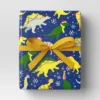 30” 125 Sq Ft Christmas Roll Wrap Dinosaurs On Blue - Wondershop™ -Christmas Supplies Store GUEST dfac0f40 ad98 49fc a4c6 d22206c192ff
