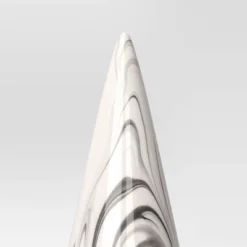 12" Marbled Ceramic Cone Christmas Tree Figurine With Gold Accent - Wondershop™ Black/White -Christmas Supplies Store GUEST dffe7f4c ef23 45a6 9827 d257af24ab4d