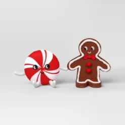 Christmas Felt Duo Figural Peppermint And Gingerbread Man - Wondershop™ -Christmas Supplies Store GUEST e4110920 65a8 4ac9 b749 6a673571fe99