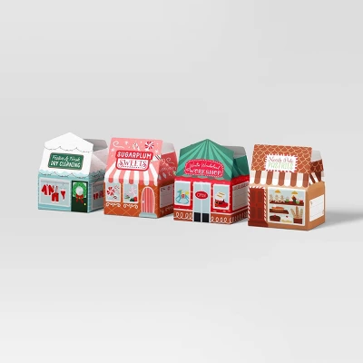 4ct Christmas Gift Boxes Holiday Shoppes - Wondershop™ 5 4ct Christmas Gift Boxes Holiday Shoppes - Wondershop™ - Image 3