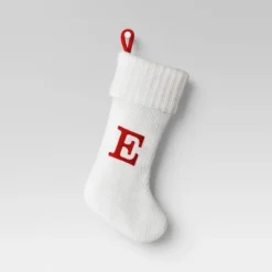 Knit Monogram Christmas Stocking White - Wondershop™ -Christmas Supplies Store GUEST e67d3fea 9476 4163 96cf cf92983dc465