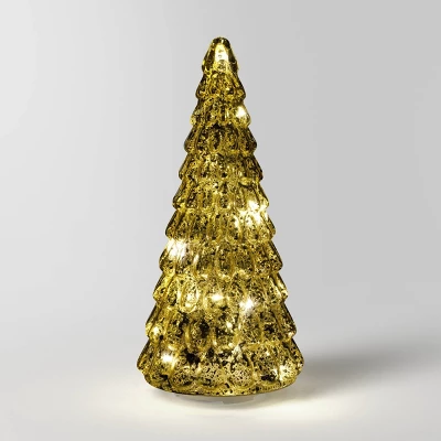 12" Christmas Mercury Lit Glass Tiered Classic Tree Decor - Wondershop™ 8 12" Christmas Mercury Lit Glass Tiered Classic Tree Decor - Wondershop™ - Image 6