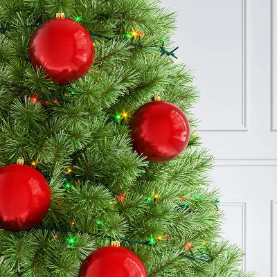 4ct 150mm Christmas Ornament Set Red - Wondershop™ 3 4ct 150mm Christmas Ornament Set Red - Wondershop™