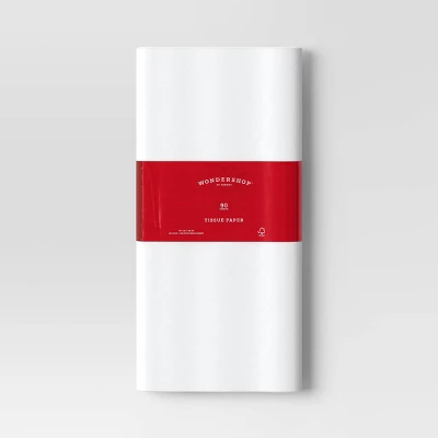 90ct Christmas Gift Tissue Paper White - Wondershop™ 4 90ct Christmas Gift Tissue Paper White - Wondershop™ - Image 2