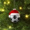 4" Christmas Glass Santa Hat Soccer Ball Ornament - Wondershop™ 2 4" Christmas Glass Santa Hat Soccer Ball Ornament - Wondershop™ -Christmas Supplies Store GUEST e80ce848 de89 43ba 90d6 731d1c68b12e