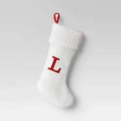 Knit Monogram Christmas Stocking White - Wondershop™ -Christmas Supplies Store GUEST e84f17d3 cf25 4896 a4e8 9097058925be