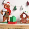 18" Fabric Gingerbread Man Holding Stocking Decorative Sculpture - Wondershop™ Brown -Christmas Supplies Store GUEST e87bd029 6f07 48d8 af60 d52a988afc25