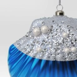 4.25" Christmas Plastic Scallop Ornament Blue - Wondershop™ 5 4.25" Christmas Plastic Scallop Ornament Blue - Wondershop™ -Christmas Supplies Store GUEST e8b87394 c0f4 483c b036 974bcfc11ffc