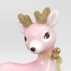 Christmas Ceramic Standing Pink Deer Decor - Wondershop™ -Christmas Supplies Store GUEST ea35655e 7974 4b6f 94b8 5316bacb6cf9