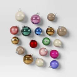 42pc Round Glass Christmas Tree Ornament Set - Wondershop™ -Christmas Supplies Store GUEST eb9faad1 c725 4b07 98d9 88f6490cb559