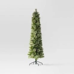 Pre-lit Slim Virginia Pine Artificial Christmas Tree Dual Color LED Lights - Wondershop™ -Christmas Supplies Store GUEST ec8776fe d92a 406f a28a efbec6e4d425