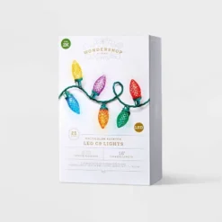 25ct LED C9 Faceted Christmas String Lights With Green Wire - Wondershop™ -Christmas Supplies Store GUEST ec90a092 b08a 4c86 b818 00f59351f57a