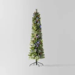 Pre-lit Slim Virginia Pine Artificial Christmas Tree Dual Color LED Lights - Wondershop™ -Christmas Supplies Store GUEST ec9fb742 367f 44e3 9783 75c43ca32d06