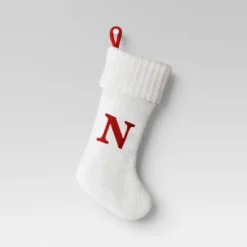 Knit Monogram Christmas Stocking White - Wondershop™ -Christmas Supplies Store GUEST eecef5bb a9a9 4cf4 88f3 b7bb49d062fa