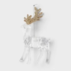 Acrylic Deer With Glittered Antlers Christmas Tree Ornament - Wondershop™ 8 Acrylic Deer With Glittered Antlers Christmas Tree Ornament - Wondershop™ -Christmas Supplies Store GUEST ef162ca9 6ad4 4480 a6b8 4a75c8dd0db7