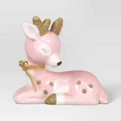 Christmas Ceramic Sitting Deer Décor Pink - Wondershop™ -Christmas Supplies Store GUEST f09051a3 eba0 4f33 bff2 2f6906f576fb