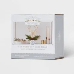 LED Dewdrop Deer Head With Faux Greenery Christmas Novelty Silhouette Light - Wondershop™ -Christmas Supplies Store GUEST f7e291ba 3e1f 4d7c 8b02 bd99d5a05ee0