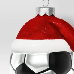 4" Christmas Glass Santa Hat Soccer Ball Ornament - Wondershop™ 5 4" Christmas Glass Santa Hat Soccer Ball Ornament - Wondershop™ -Christmas Supplies Store GUEST f7eacc12 3e7c 4120 971c 7f1196488af7