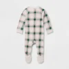 Baby Plaid Ribbed Holiday Matching Family Footed Pajama - Wondershop™ Cream -Christmas Supplies Store GUEST f9b78697 7dfe 41bd 8c20 427c10fd9466