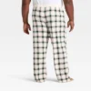 Men's Plaid Ribbed Holiday Matching Family Pajama Pants - Wondershop™ Cream -Christmas Supplies Store GUEST fbafcafe 2e95 4a20 9df2 998f2e689f39