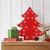 12" Battery Operated Lit Wood Christmas Tree Figurine - Wondershop™ Red -Christmas Supplies Store GUEST fd104616 1cd3 4033 aabb 09341ed59aa6