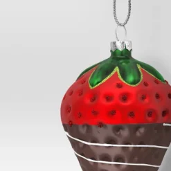 Christmas Glass Chocolate Dipped Strawberry Ornament - Wondershop™ -Christmas Supplies Store GUEST ff896310 46d2 41d1 88a3 357cdb6af2de