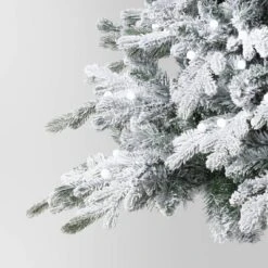 7.5' Pre-Lit Flocked Balsam Artificial Christmas Tree With Power Pole And Foot Pedal - Wondershop™ -Christmas Supplies Store GUEST ffee2525 85b0 4d01 b32a 01254b4d143b